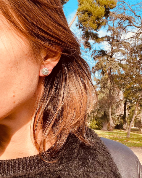Small Shield Earrings - HENRY RIVER Collection