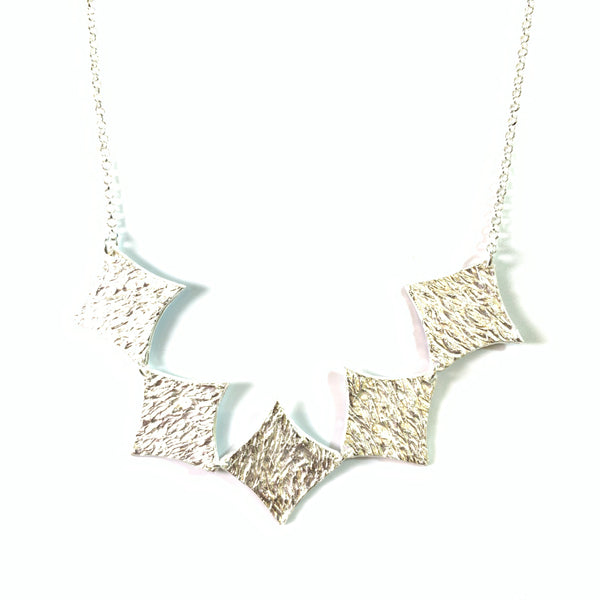 5 Star Silver Necklace - HENRY RIVER Collection