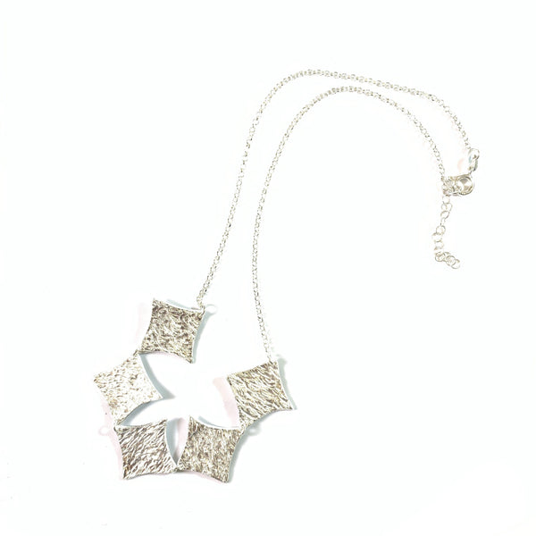 5 Star Silver Necklace - HENRY RIVER Collection