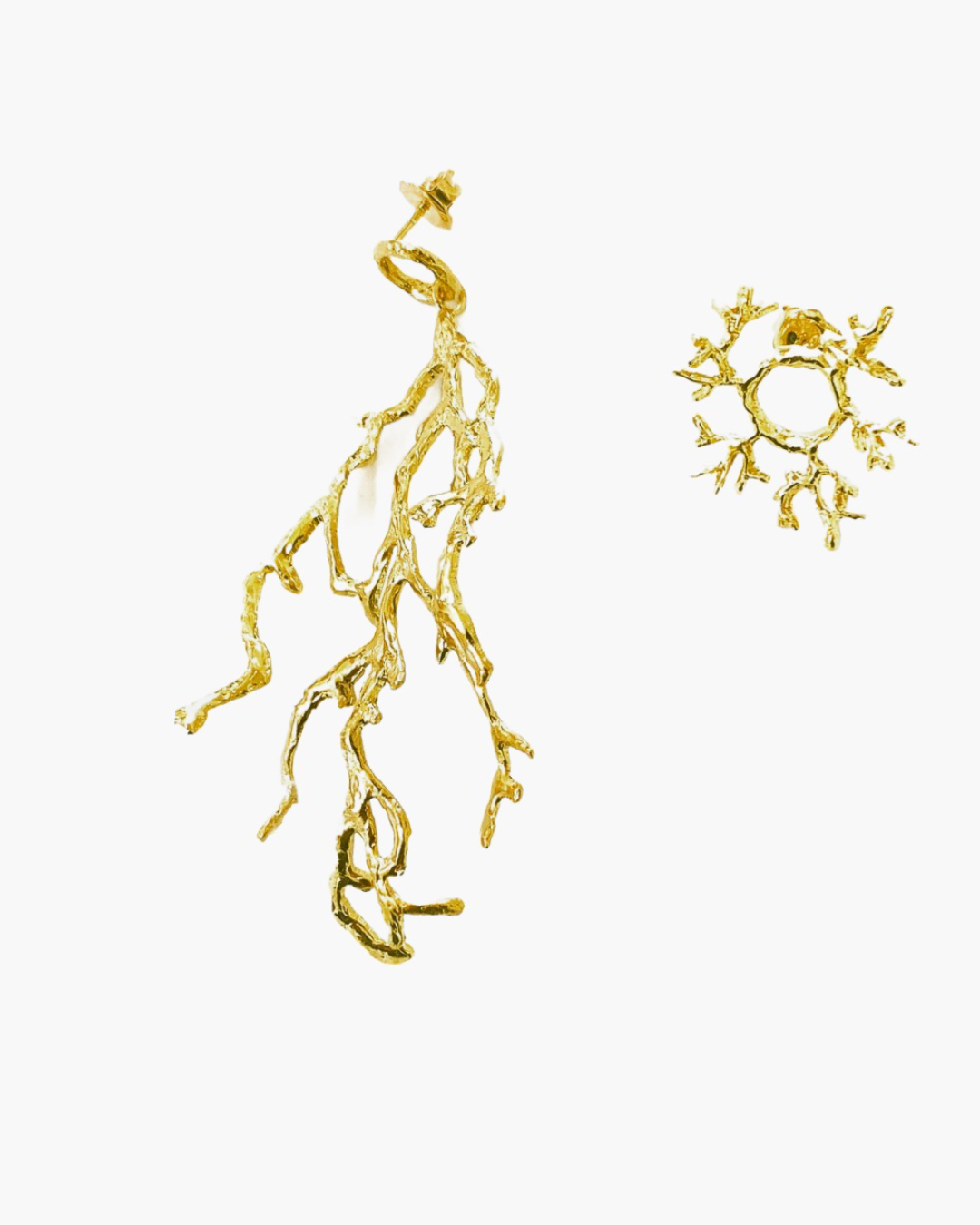 Orecchini Coral mod. 1 - HENRY RIVER Collection organic