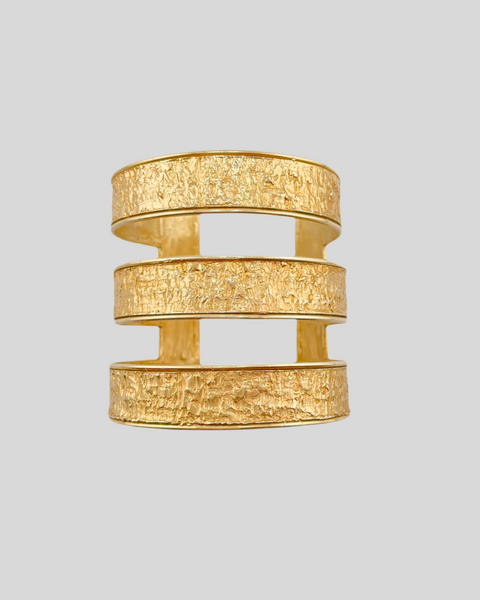 Bracciale Roma  3 fasce artigianale. Made Italy - Gioielli Henry River