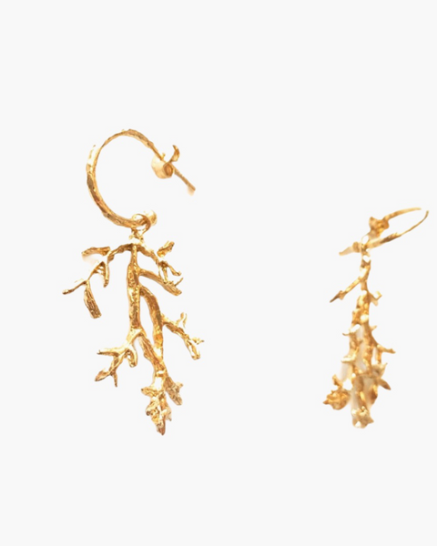 Orecchini Coral piccoli - HENRY RIVER Collection organic
