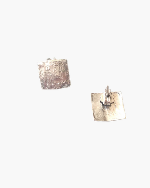 ORECCHINI  Quadrato Argento piccoli - HENRY RIVER Collection