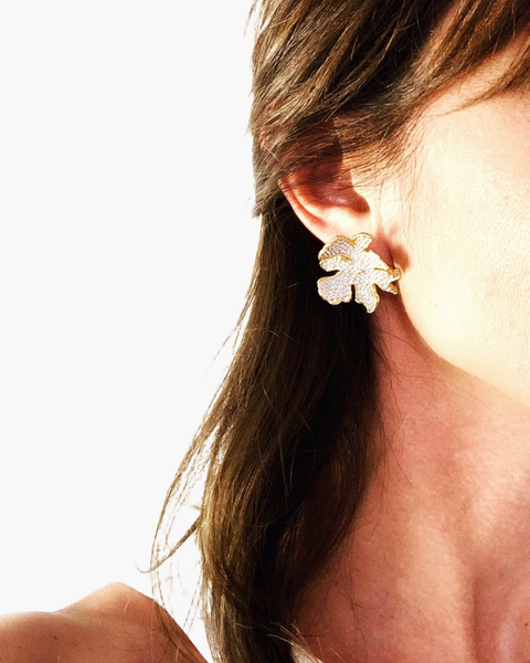 Orecchini Fiori Organic - HENRY RIVER Collection organic