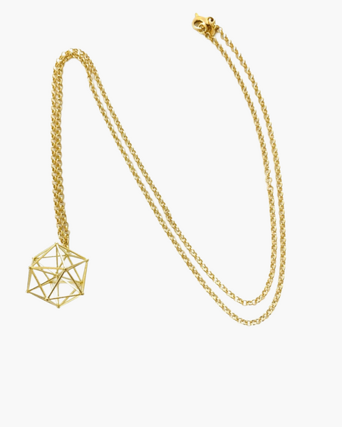 Collana lunga Icosaedro -PLATONICI Collection