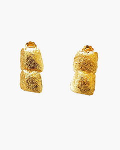 Orecchini"Due "Sassi " - HENRY RIVER Collection Stone