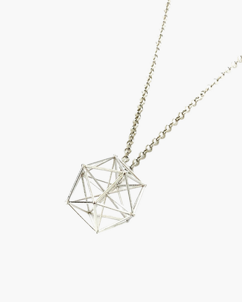 Collana lunga Icosaedro -PLATONICI Collection