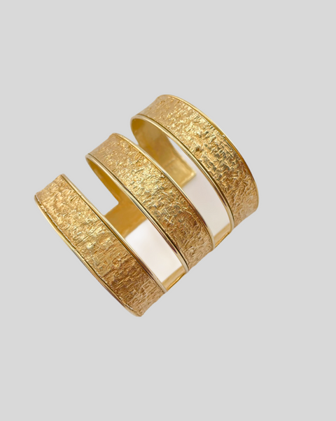 Bracciale Roma  3 fasce artigianale. Made Italy - Gioielli Henry River