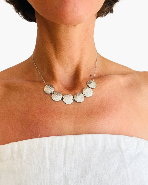 Collana 5 Scudi rodio o oro HENRY RIVER Collection