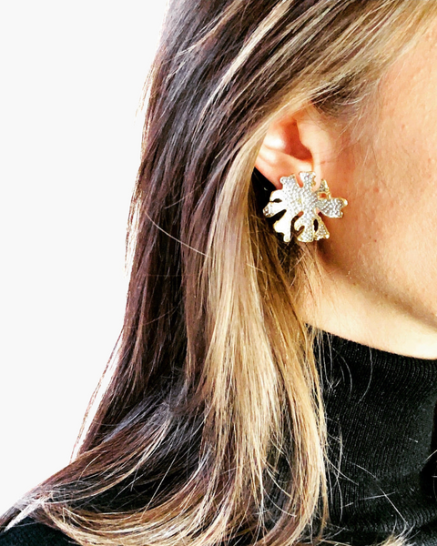 Orecchini Fiori Organic - HENRY RIVER Collection organic