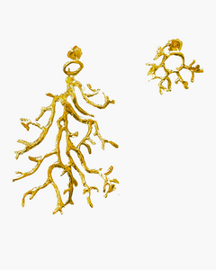 Orecchini Coral mod. 2 - HENRY RIVER Collection organic