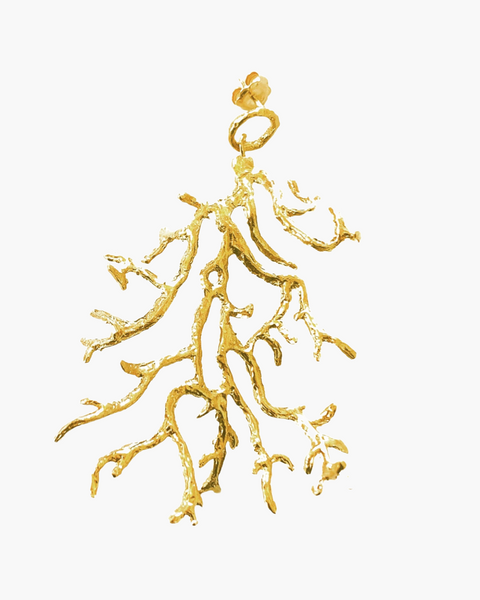 Orecchini Coral mod. 2 - HENRY RIVER Collection organic
