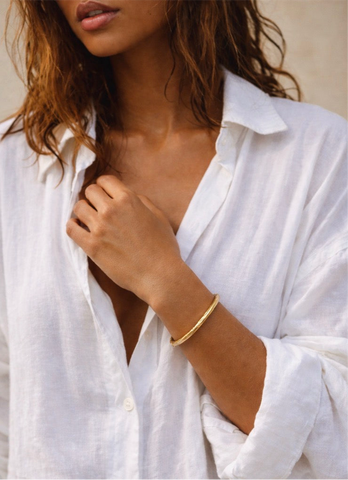 2 Bracciali Eleganti Regolabili In Metallo – Stile Boho – Bracciali Da Braccio Donne - 2