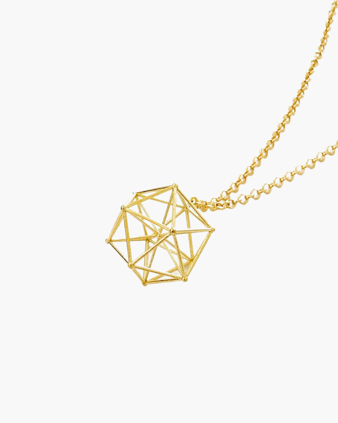 Collana lunga Icosaedro -PLATONICI Collection