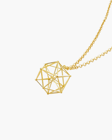 Collana lunga Icosaedro -PLATONICI Collection
