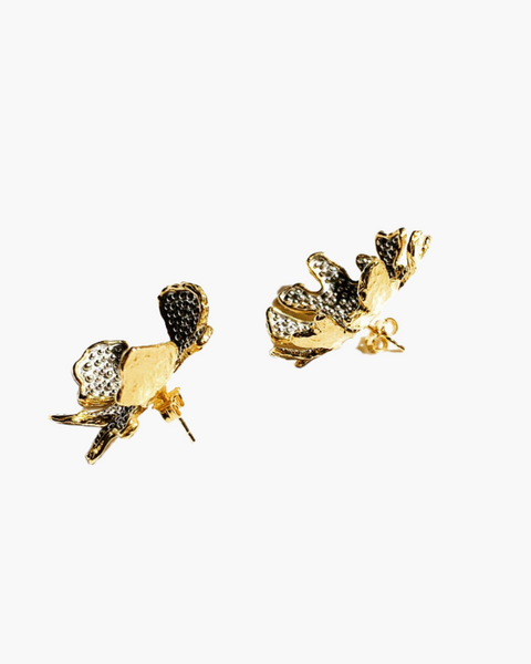 Orecchini Fiori Organic - HENRY RIVER Collection organic