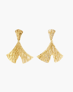 Orecchini Organic - Foglia di  HENRY RIVER Collection