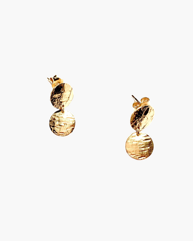 Orecchini 2 scudi Oro - HENRY RIVER Collection