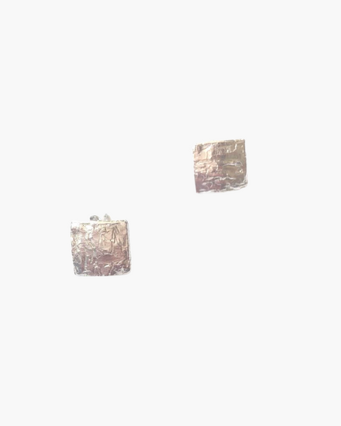 ORECCHINI  Quadrato Argento piccoli - HENRY RIVER Collection