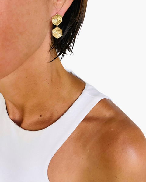 Orecchini esagoni - HENRY RIVER Collection