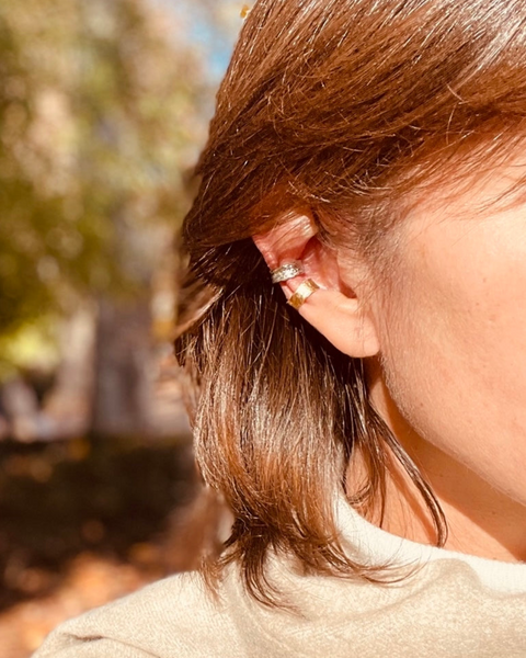 EAR CUFF Silver Small - HENRY RIVER Collection