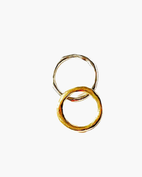 Natural ring Gold &amp; Silver Ring - HENRY RIVER Collection organic