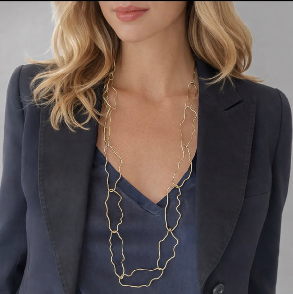 Collana Nuvole Lunga artigianale. Made in Italy - Gioielli Henry River