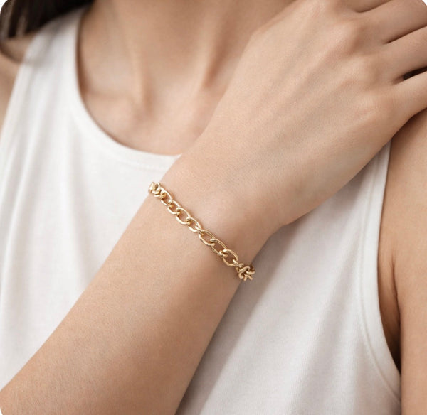 Handcrafted Chain Bracelet. Made in Italy - Henry River Jewelry