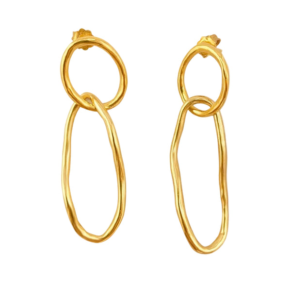 Orecchini Ovali artigianali. Made Italy - Gioielli Henry River