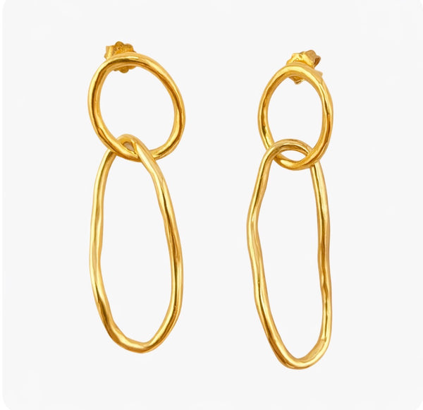 Orecchini Ovali artigianali. Made Italy - Gioielli Henry River