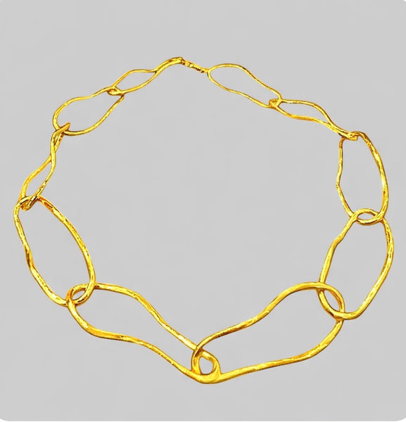 Collana Ovali naturali artigianali. Made in Italy - Gioielli Henry River