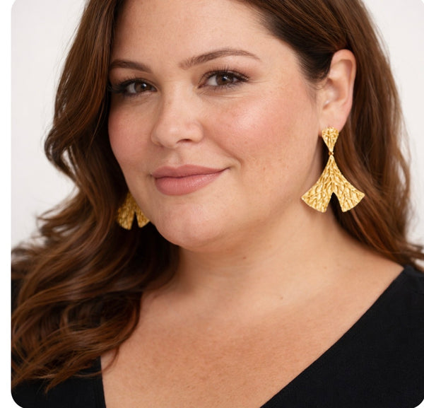 Orecchini Foglie Organic. Made Italy - Gioielli Henry River