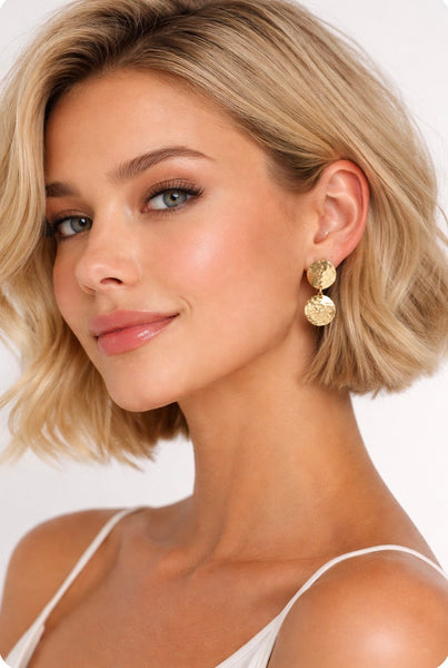 Orecchini 2 scudi Oro - HENRY RIVER Collection