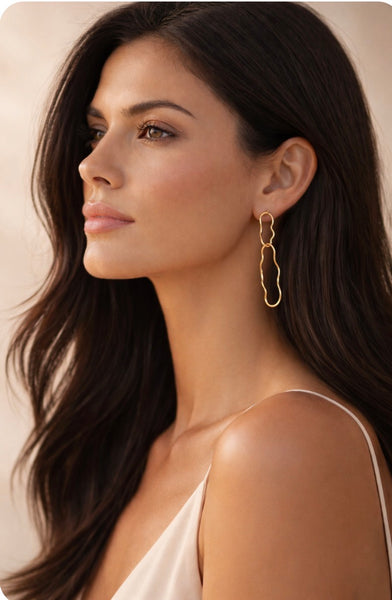 Orecchini Nuvole artigianale. Made Italy - Gioielli Henry River