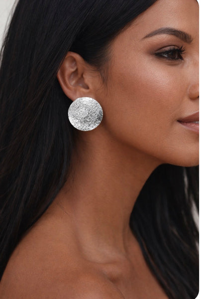 Orecchini Scudo grande artigianale. Made Italy - Gioielli Henry River