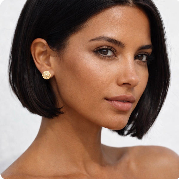 Orecchini cerchio piccoli artigianali. Made Italy - Gioielli Henry River