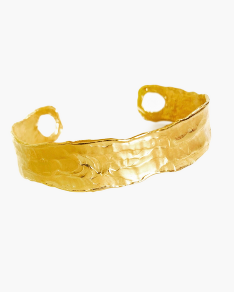 Gold Cuff Bracelet - HENRY RIVER Collection