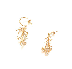 Orecchini Coral piccoli - HENRY RIVER Collection organic