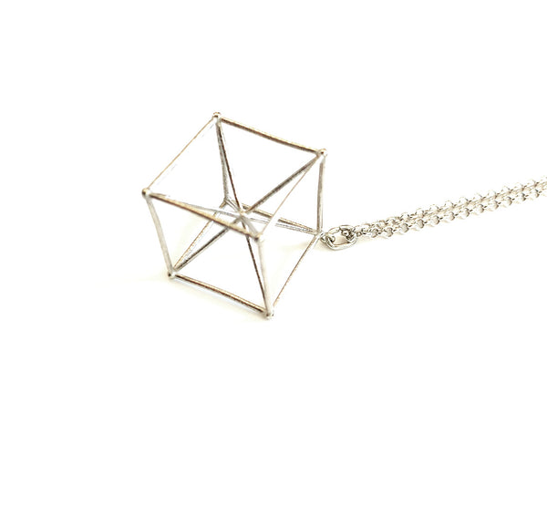 Collana lunga Cubo  - PLATONICI Collection