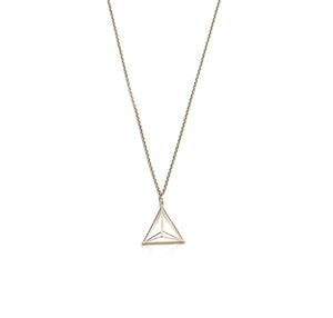 Long Necklace Tetrahedron L - Collection