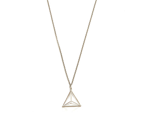 Long Necklace Tetrahedron L - Collection